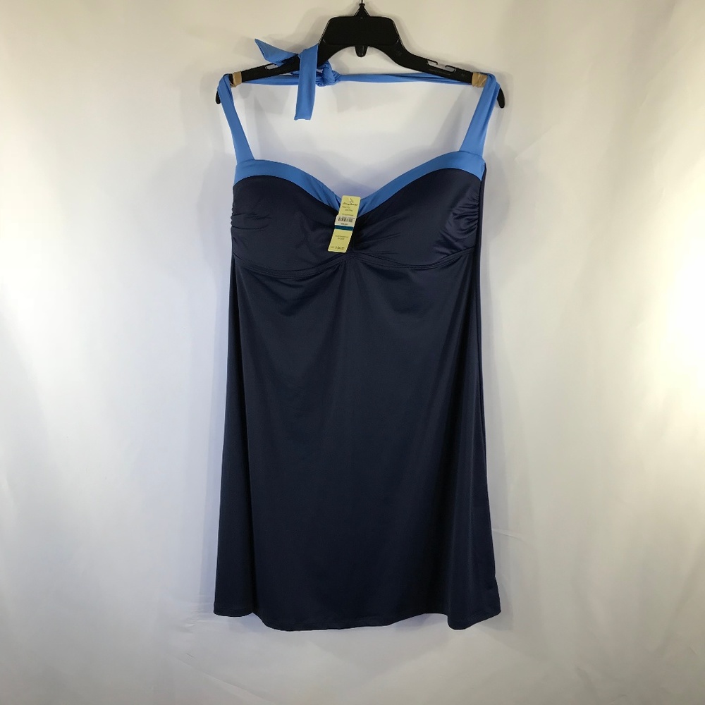 TOMMY BAHAMA BLUE SIZE XL SWIM TOP NWT